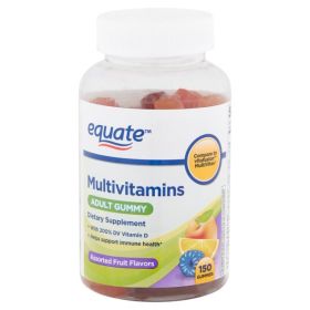 Equate Multivitamins Assorted Fruit Flavors Adult Gummies; 150 Count