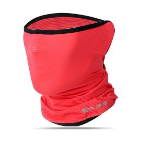 Outdoor riding mask magic headscarf (Option: Red stripe)