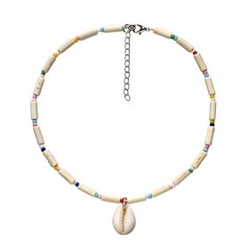 Bohemian Handmade Long Vintage Wooden Beads Crystal Turquoise Sweater Necklace (Option: B)