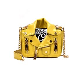 Jacket messenger bag (Color: Yellow)