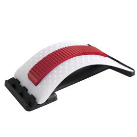 Lumbar Orthosis Lumbar Disc Protrusion Lumbar Massage Acupuncture Prominent Back Pain Relief (Option: White red)