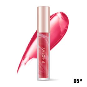 PHOFAY Rose Blooming Hydrating Lip Gloss (Option: 05)