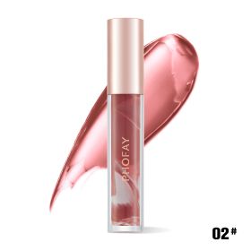 PHOFAY Rose Blooming Hydrating Lip Gloss (Option: 02)