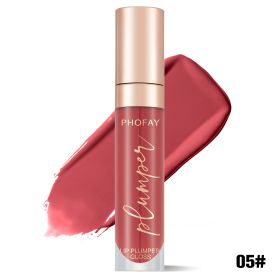 PHOFAY Shiny Lip Plumper Gloss (Option: 05)