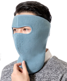 Autumn and winter dust masks breathable warm and cold (Option: Light blue2)