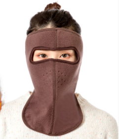 Autumn and winter dust masks breathable warm and cold (Option: Brown2)