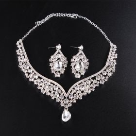 Alloy diamond accessories (Option: Ear Clip)