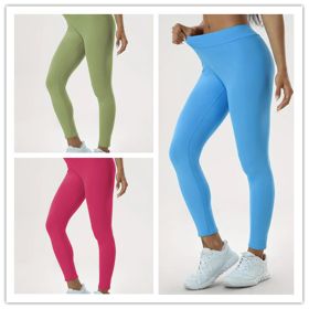 Women's Yoga Pants High Waist Lift High Elastic Tight Fitness Trousers (Option: Set3-M)