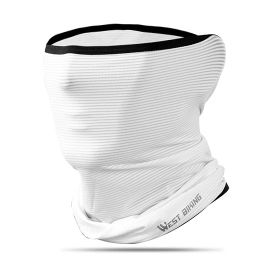 Outdoor riding mask magic headscarf (Option: White stripe)