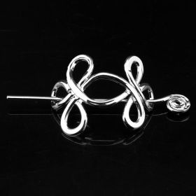 Metal Hair Clip Retro Plug-in Hairpin Headdress (Option: 7STYLED)