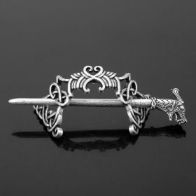 Metal Hair Clip Retro Plug-in Hairpin Headdress (Option: 5STYLED)