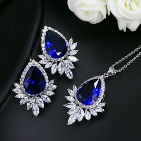 AAA jewelry chain, bridal banquet, dinner Jewelry Set (Option: Bule)