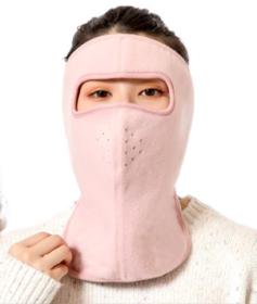 Autumn and winter dust masks breathable warm and cold (Option: Pink2)