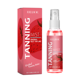 EELHOE Strawberry Tanning Mist Stay On Sun, Long-lasting, Tanning, Sun-kissed Skin, Gentle And Moisturizing Skincare (Option: 2pcs)