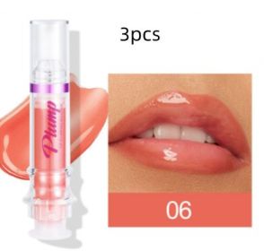 New Tube Lip Rich Lip Color Slightly Spicy Lip Honey Lip Glass Mirror Face Lip Mirror Liquid Lipstick (Option: 6Colors3pcs)