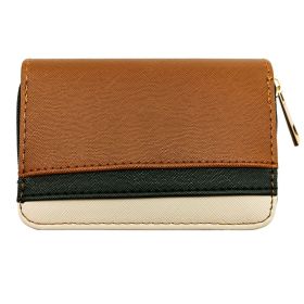 Cloth Card Holder (Color: Brown)