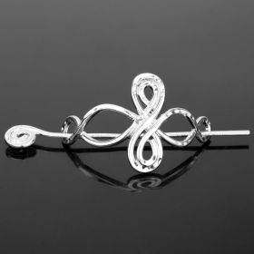 Metal Hair Clip Retro Plug-in Hairpin Headdress (Option: 3STYLED)