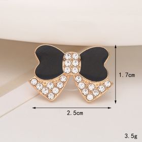 Jeans Button Hole Shoes Diy Accessories Bright Crystal Classic Style Ornament Accessories Upper Pearl Flower (Option: C498-Transparent)