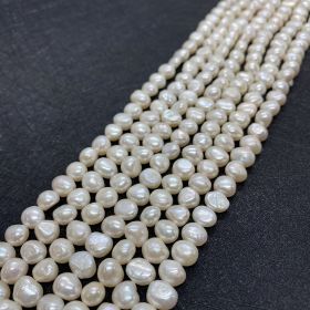 Natural Freshwater Pearl Beads DIY Accessories (Option: White-10to11mm)