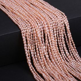 Natural Freshwater Pearl BeadsJewelry Accessories (Option: Pink-2to2.5mm)