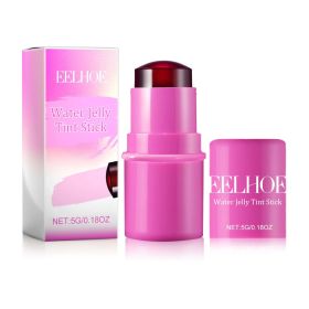 EELHOE Fruit Jelly Blush Lip Gloss Stick Lazy Contouring Even Skin Tone Brightening And Colorful Easy To Apply Lip Gloss Stick (Option: Berry)