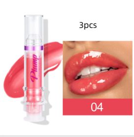 New Tube Lip Rich Lip Color Slightly Spicy Lip Honey Lip Glass Mirror Face Lip Mirror Liquid Lipstick (Option: 4Color3pcs)